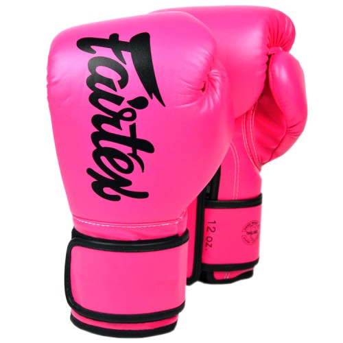 Детские боксерские перчатки Fairtex (BGV-14 pink/black)